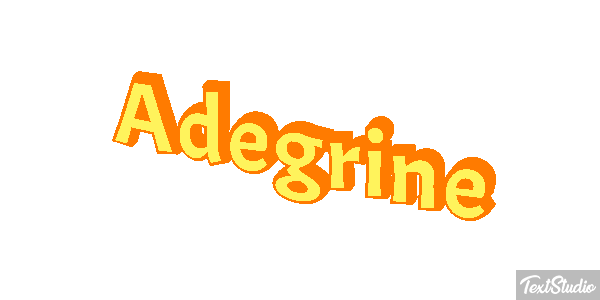 Adegrine Текстовый эффект