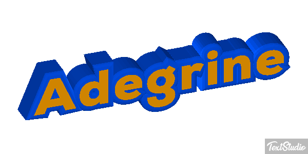 Adegrine Текстовый эффект