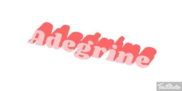 Adegrine Текстовый эффект