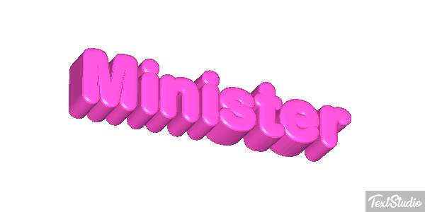 Minister Text effect