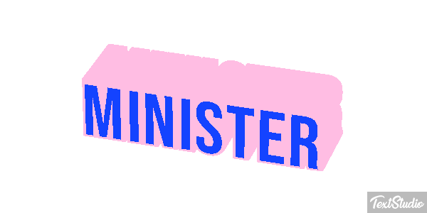 Minister Text effect