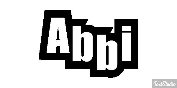Abbi Text effect