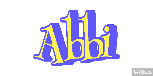 Abbi Text effect