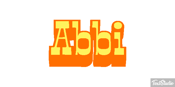 Abbi Text effect