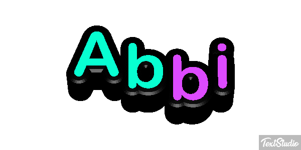 Abbi Text effect
