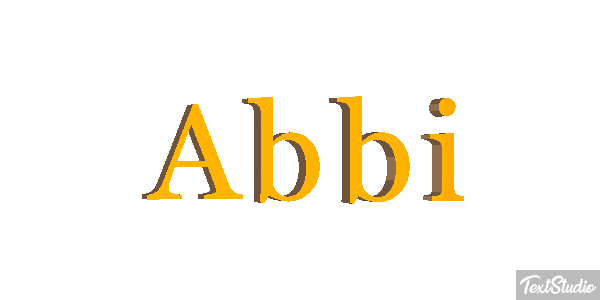 Abbi Text effect