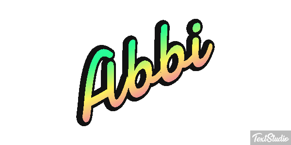 Abbi Text effect