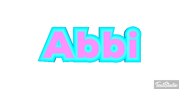 Abbi Text effect