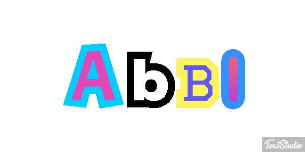 Abbi Text effect