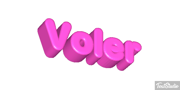 Voler Effet de texte