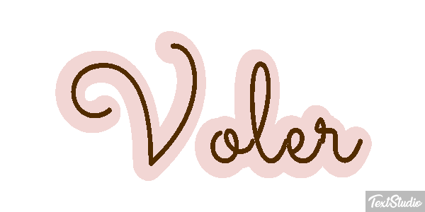 Voler Effet de texte