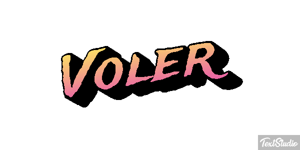 Voler Effet de texte