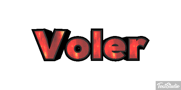 Voler Effet de texte