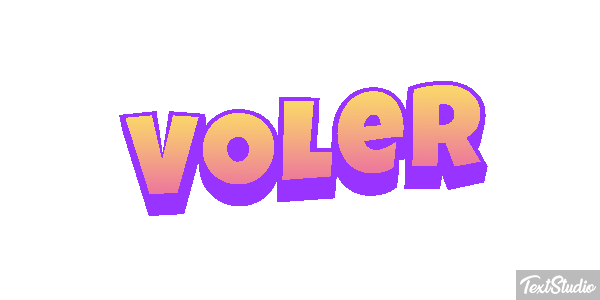 Voler Effet de texte