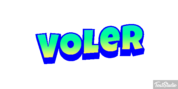 Voler Effet de texte