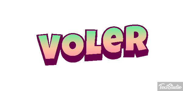Voler Effet de texte