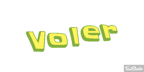 Voler Effet de texte