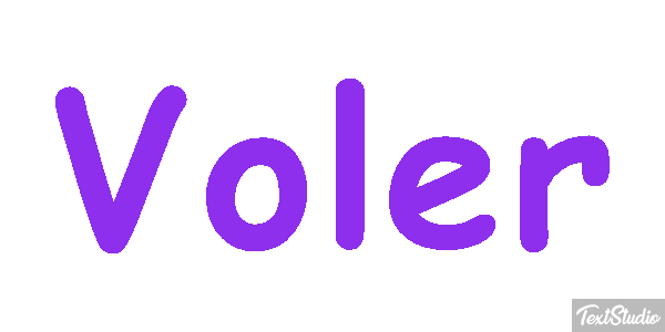 Voler Effet de texte
