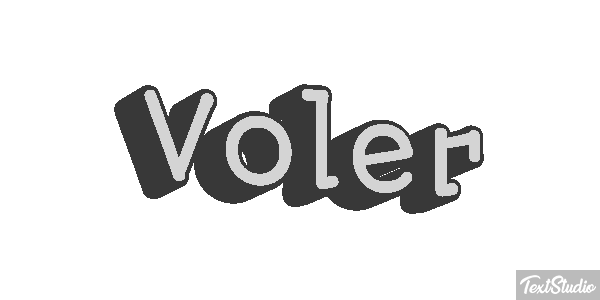 Voler Effet de texte