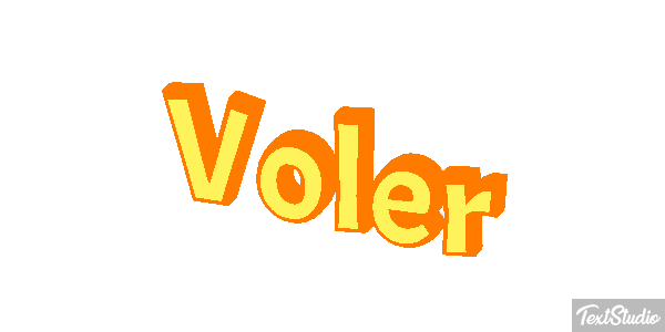 Voler Effet de texte