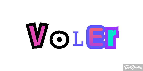 Voler Effet de texte