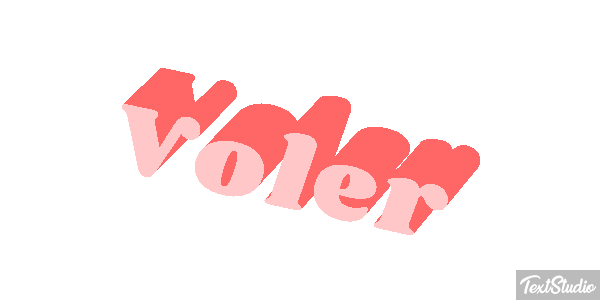 Voler Effet de texte