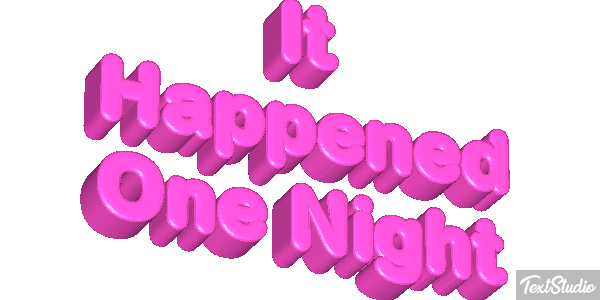 It Happened One Night Effetto testo