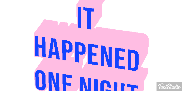 It Happened One Night Effetto testo