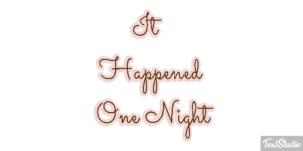 It Happened One Night Effetto testo