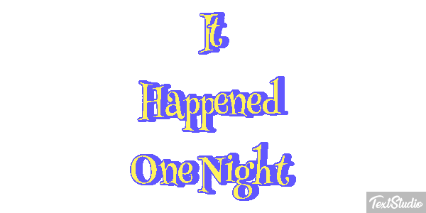 It Happened One Night Effetto testo
