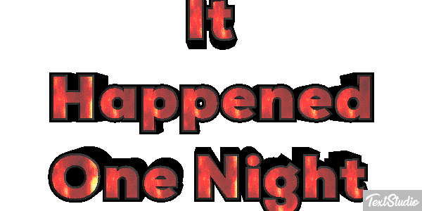 It Happened One Night Effetto testo