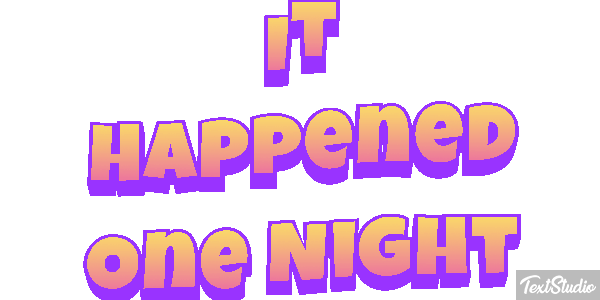 It Happened One Night Effetto testo