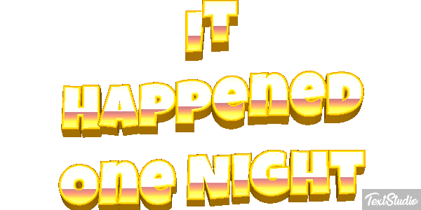 It Happened One Night Effetto testo