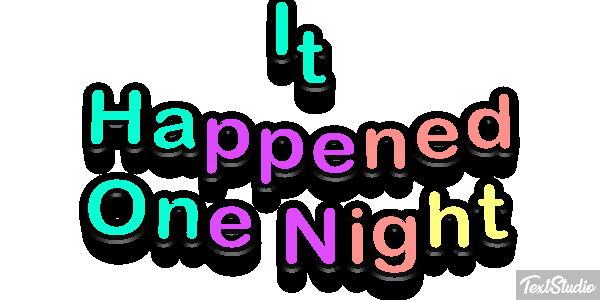 It Happened One Night Effetto testo