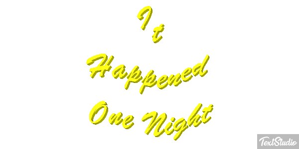 It Happened One Night Effetto testo