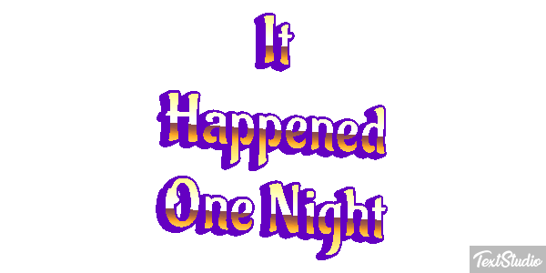 It Happened One Night Effetto testo