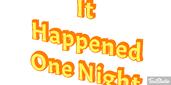 It Happened One Night Effetto testo