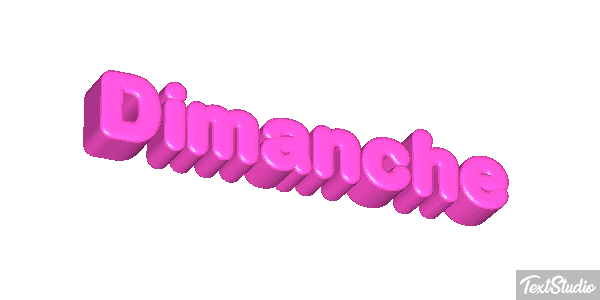 Dimanche Text effect