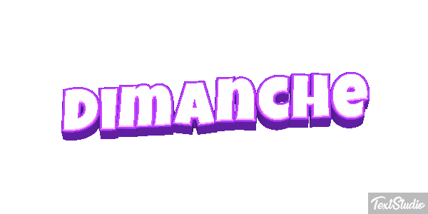 Dimanche Text effect