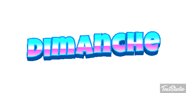 Dimanche Text effect