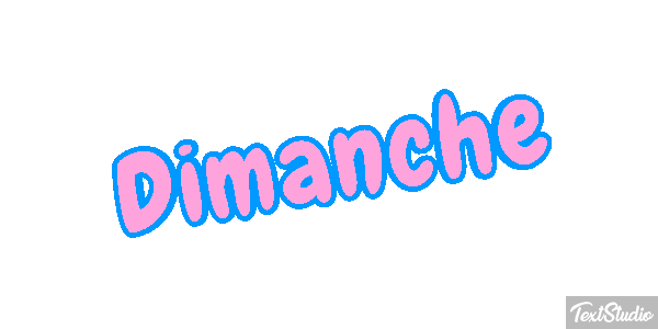 Dimanche Text effect