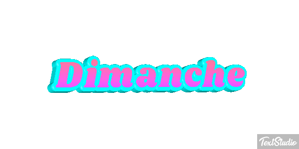 Dimanche Text effect