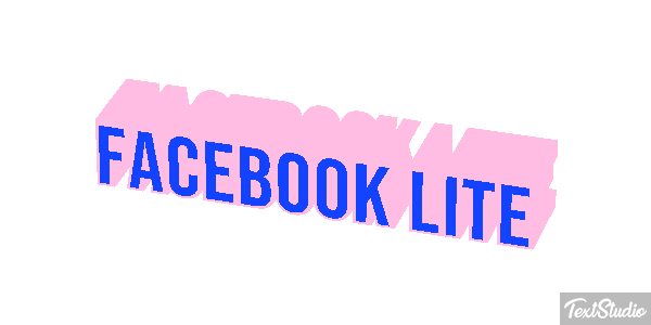 Facebook Lite Metin efekti