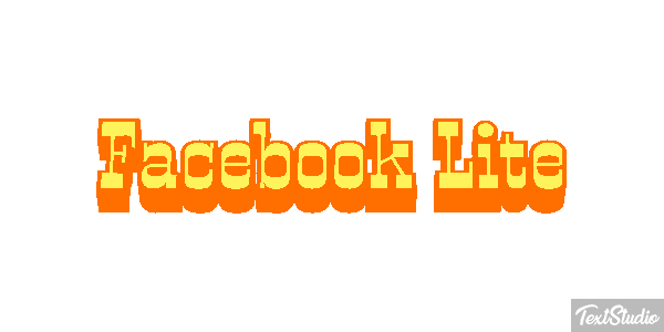 Facebook Lite Metin efekti
