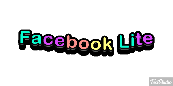 Facebook Lite Metin efekti