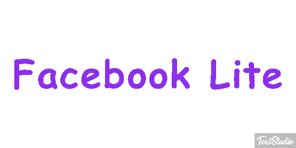 Facebook Lite Metin efekti