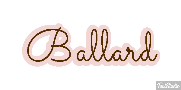 Ballard Текстовый эффект