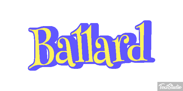 Ballard Текстовый эффект