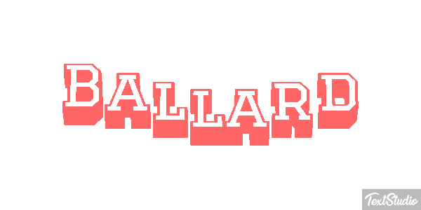 Ballard Текстовый эффект