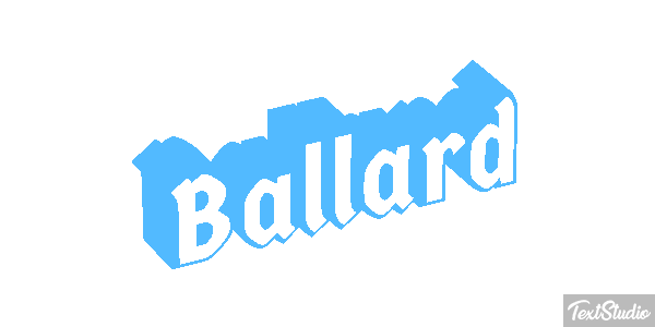Ballard Текстовый эффект